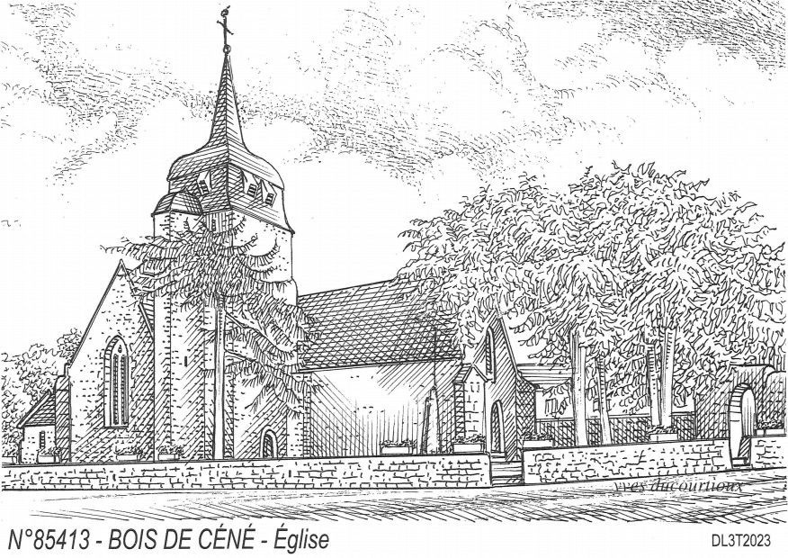 N 85413 - BOIS DE CENE - église